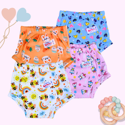 BEEQU Padded Underwear Pack of-4 Potty Training Pants for Babies 12-18 Months