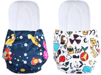 Jaydison Free Size Reusable Cloth Diaper With 2 Dry Feel Absorbent Soaker Pad (3M-3Y)ta5