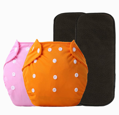 Alya Pack Of 2 Premium Quality Adjustable Waterproof Reusable Cloth Diaper Nappie (Without Insert) For Infants /Toddlers/New Born I Age 0-24 Months
