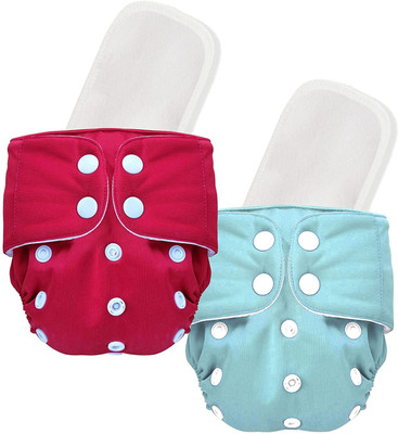 IRSHYAN KIDZGHAR All in One Washable Reusable Adjustable Baby Cloth Diapers, Pocket Diapers, Diaper Nappies with 5 Layers Bamboo Charcoal Diaper Insert (2 Diaper + 2 White Insert) IRSHYAN KIDZGHAR All in One Washable Reusable Adjustable Baby Cloth Diapers, Pocket Diapers, Diaper Nappies with 5 Layers Bamboo Charcoal Diaper Insert (2 Diaper + 2 White Insert)
