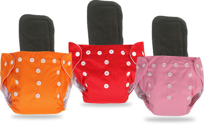 InEffable Baby Reusable Cloth Diaper Nappies With Layered Microfiber Insert Pad