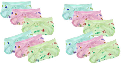 VoiDrop New Born Washable Reusable Hosiery Cotton Diaper/Nappy 0-12 Mnths(Multi-C)Set-12