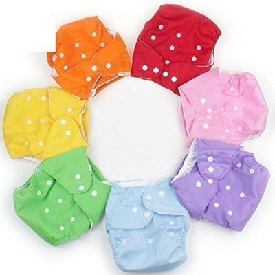 TINNY TOTS Cloth Diaper Reusable Nappy Washable Free Size Adjustable Waterproof