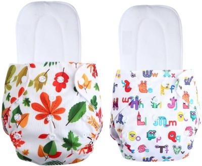 Jaydison Free Size Reusable Cloth Diaper With 2 Dry Feel Absorbent Soaker Pad (3M-3Y)ta1