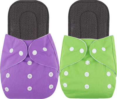 Creeknest Nappy Cloth Baby Diapers With Easy to Adjust & Wash Ultra Absorbing Insert Pads