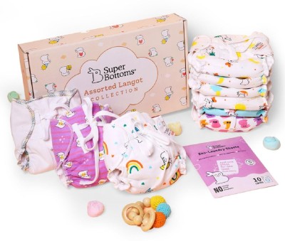 Superbottoms First Love Baby Bliss Box | Softest DryFeel Langots No Mess Nappy 0 to 9 months