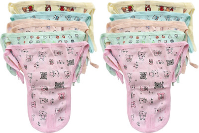 Jainam Traders Cotton Cloth U Shape Nappy/Langot for New Born Baby (0-6 Months) Pack of 10
