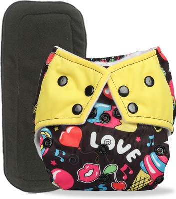 InEffable Baby Cloth Diaper Adjustable Washable Printed Diaper for Kids(Age 0 to 2 Years)