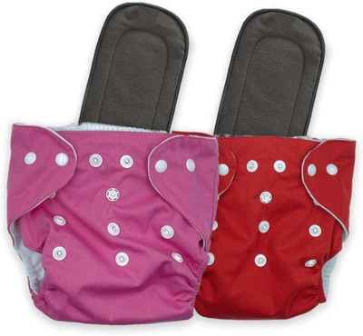Diptchy Enterprises MN-Reusable, washable, adjustable baby cloth diaper nappy with insert