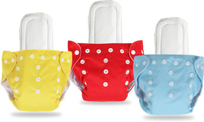 InEffable Baby Reusable Cloth Diaper Nappies With Multi Layered Microfiber Insert Pad