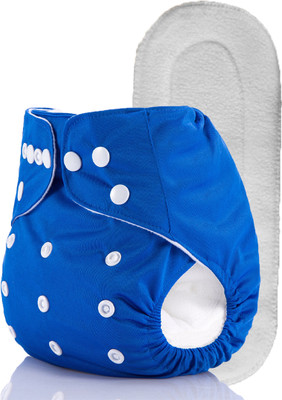 Bikauaa Baby cloth diaper Reusable, Washable and Adjustable Nappy and Insert Pad