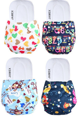 jamex Reusable Cloth Diaper with Insert/Sokar Pad for Babies (0-3Year)