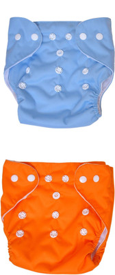 SuperHugs Adjustable Reusable Cloth Diapers / Nappy With Pocket For Inserts (Pack of 2)