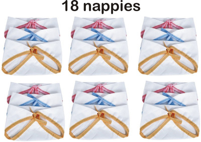 MEEOWMEE New Born Baby cotton cloth diaper/LANGOT/NAPPY WASHABLE (0 TO 6 MONTHS).