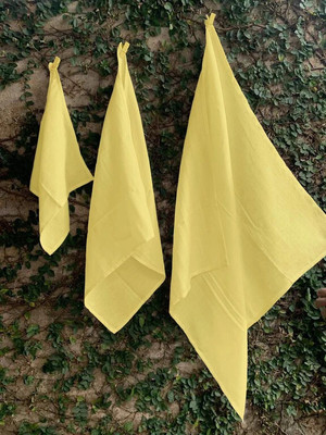 ANS Resuable nappy cloth set of 6pc yellow (70x70 cms) High absorbent