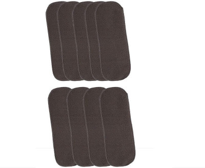 vsol Reusable Soft 5 Layers Bamboo Charcoal Inserts for Baby Cloth Diaper (Pack of 9)