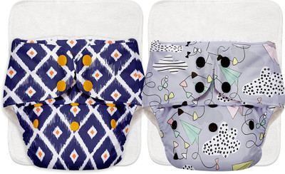 Superbottoms BASIC Reusable Cloth Diaper for babies 0-3Y with dry feel pad/insert - Assorted