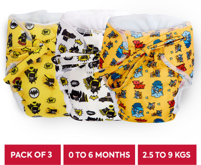 Miss & Chief by Flipkart Batman, Tom and Jerry Playtime Reusable Nappy