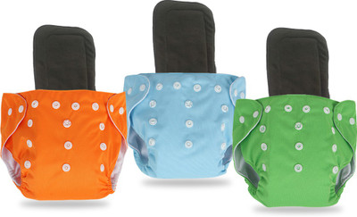 InEffable Baby Reusable Cloth Diaper Nappies With Layered Microfiber Insert Pad