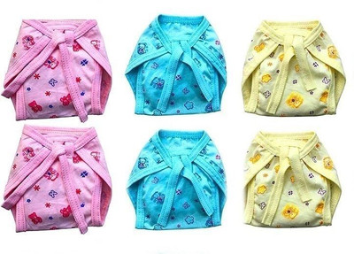 FabSquare baby Washable Reusable Hosiery Cotton Diapers