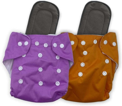 Diptchy Enterprises MN-Reusable, washable, adjustable baby cloth diaper nappy with insert