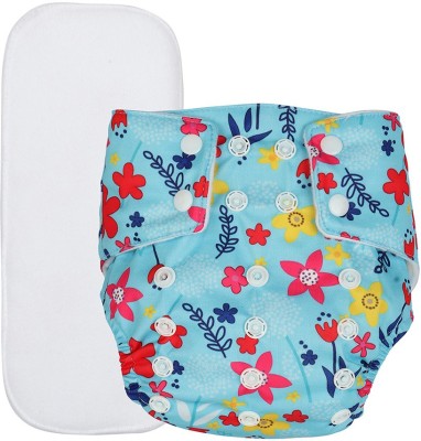 InEffable Baby Cloth Diaper Adjustable Reusable Washable Printed Button Diaper for Babies