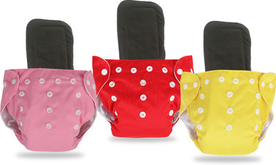 InEffable Baby Reusable Cloth Diaper Nappies With Layered Microfiber Insert Pad