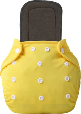 smilykid BABYbdc300010 Cloth Button Diaper Combo 1 diaper with black insert [2 pieces]