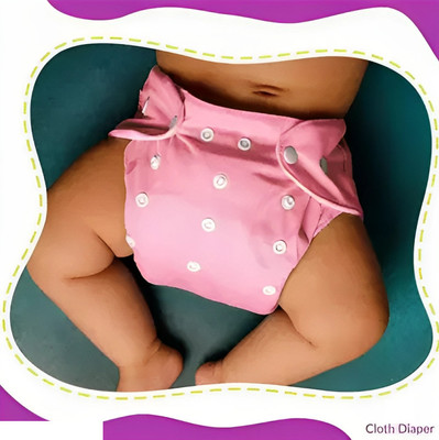 smilykid Baby Reusable 1 Diapers+1 Insert Washable 100%Absorption,0-3yrs