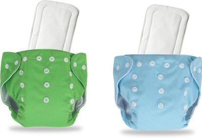 InEffable Baby Reusable Cloth Diaper Nappies With Layered Microfiber Insert Pad