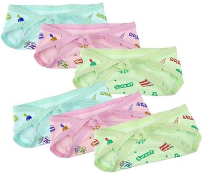 VoiDrop New Born Washable Reusable Hosiery Cotton Diaper/Nappy 0-12 Mnths(Multi-C)Set-6