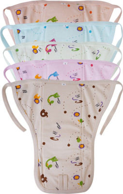 MW PRINTS Cotton Hosiery Printed Cushioned Padded Nappy/Langot For 0-6 Months Baby