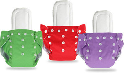 InEffable Baby Reusable Cloth Diaper Nappies With Multi Layered Microfiber Insert Pad