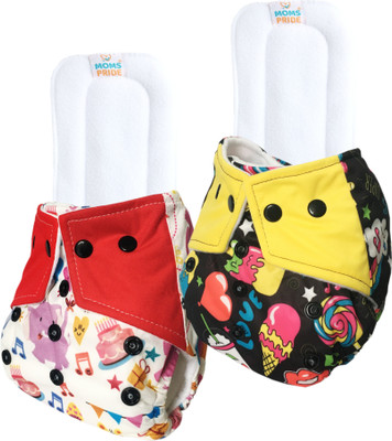 MOM'S PRIDE Freesize Adjustable, Washable and Reusable cloth diaper (with microfiber insert)