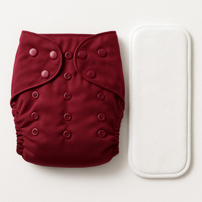 SLKS Adjustable Reusable Cloth Diaper With White Changing Insert For Babies/NewBorn