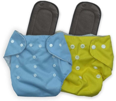 Diptchy Enterprises MN-Reusable, washable, adjustable baby cloth diaper nappy with insert