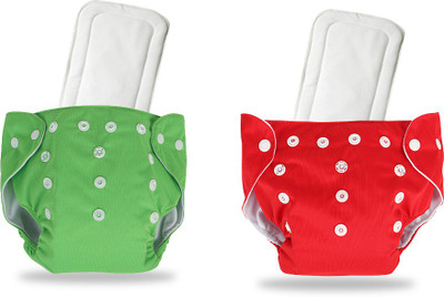 InEffable Baby Reusable Cloth Diaper Nappies With Layered Microfiber Insert Pad