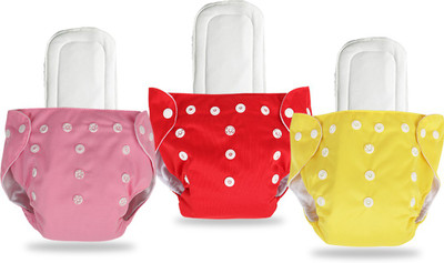 InEffable Baby Reusable Cloth Diaper Nappies With Multi Layered Microfiber Insert Pad