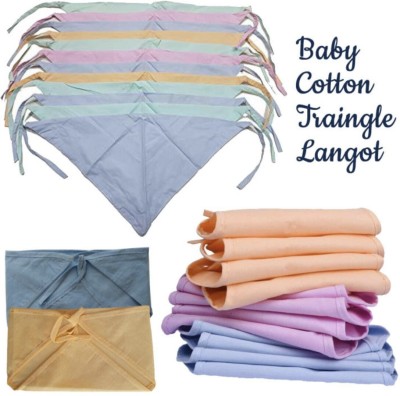 kistapo Nappy for New Born Baby - Set of 12 Pcs/Cotton Cloth Langot for Babies