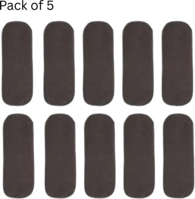Marinova Reusable 5-Layer Bamboo Charcoal Baby Diaper Inserts, Soft & Absorbent Pack of 5