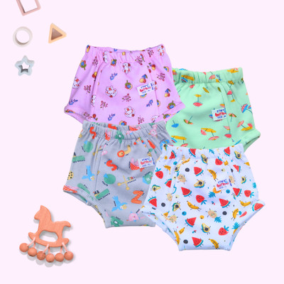 TinyBum Padded Underwear Pack of-4 Potty Training Pants for Babies 18-36 Months