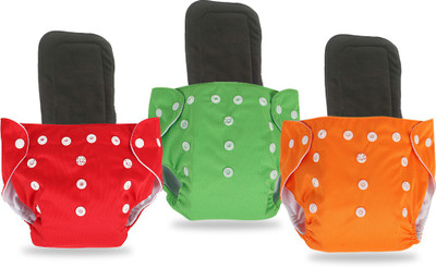 InEffable Baby Reusable Cloth Diaper Nappies With Layered Microfiber Insert Pad