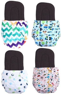 texla Print Resuable Cloth Button Diaper Reuse Nappy With Insert\Sokar Pad (0-3Y)T18Te