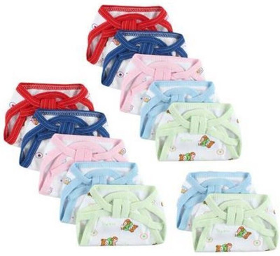 Wearza New Born Baby's Hosiery Cotton Diapers/Langot/Nappy Reusables (0-6 Months)
