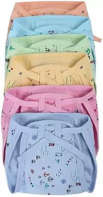 KRISHVIA New Born Babies Cotton Langot/Nappy Washable & Reusable Nappies