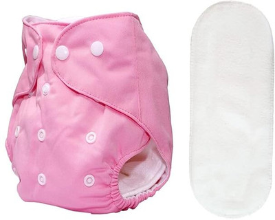 KHURSHID Baby Nappy Insert Reusable/Washable 1 Cloth Diaper and 1 Insert For Infants