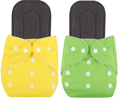 Yeahmom Nappy Cloth Baby Diaper With Easy to Adjust & Wash Ultra Absorbing Insert Pads