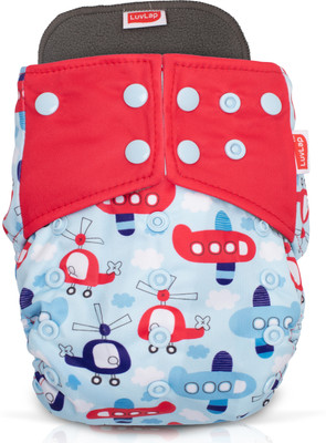 LuvLap Reusable Bamboo Charcoal Baby Cloth Diapers