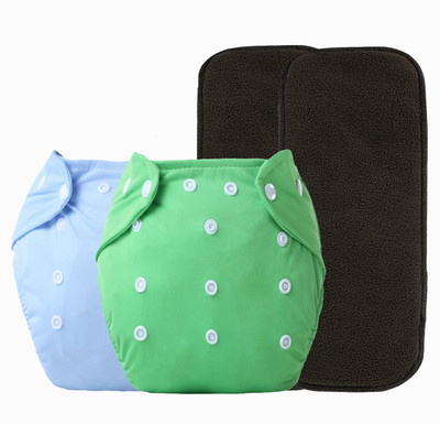 Alya Pack Of 2 Premium Quality Adjustable Waterproof Reusable Cloth Diaper Nappie (Without Insert) For Infants /Toddlers/New Born I Age 0-24 Months