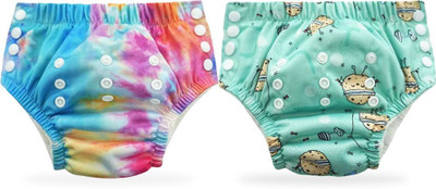 Chinmay Kids Reusable Swimming Pants for Kids Unisex Swim Diaper Set (0-36 Months) Pack of 2